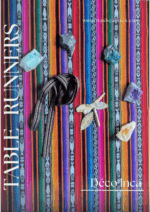 150x40 cm -Handwoven Peruvian Table Runner PECES Design Vibrant Ethical Home Decor Customizable Artisan Textile from the Andes - Image 9