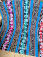 Peruvian Chinchero Artisan Fabric | Green & Blue Tones | Authentic Emerald & Turquoise Andean Textile – Fair Trade & Customizable - Image 8