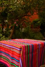 Peruvian Andean Fabric JAUJA | Colorful Striped Aguayo by the Meter – Authentic Inca Textile, Customizable & Fair Trade - Image 6