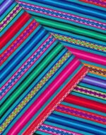 Peruvian Andean Fabric JAUJA | Colorful Striped Aguayo by the Meter – Authentic Inca Textile, Customizable & Fair Trade - Image 7