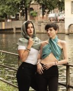 Olive Green Baby Alpaca & Silk Shawl – Natural Elegance | Handwoven Ethical Peruvian Luxury - Image 3