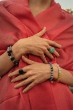 Coral Pink Baby Alpaca & Silk Shawl – Radiant Elegance | Handwoven Ethical Luxury - Image 6