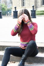 Red Mélange Baby Alpaca Pullover – Inca Borders | Andean Essence Collection - Image 7