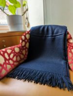 Midnight Navy Baby Alpaca Throw Blanket – Deep Elegant Warmth in Pure Natural Luxury - Image 2