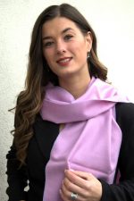 Vibrant Pink Baby Alpaca Scarf – Bold, Elegant Softness in Pure Natural Fiber - Image 3