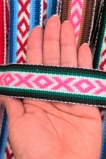 Full Colors wool Ribbon – 3.5 cm | Andes Spirit Collection– Geometric Andean Motifs – Sold by the Meter - Image 9